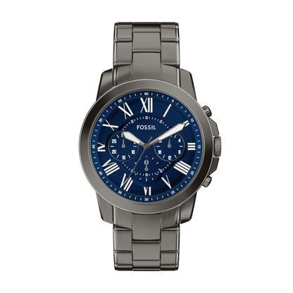 HOTFossil Men's Watch, Grant Quartz Stainless Steel Chronograph Watch for Men