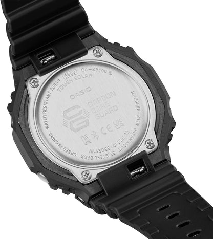 HOTG-Shock Casio 2100 Series Analog-Digital Multi-Color Black Resin Watch 48.5mm - GAB2100MF-1A