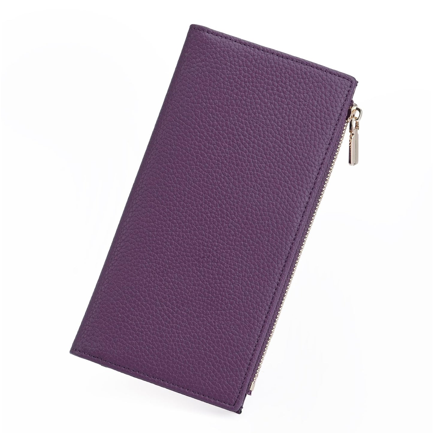 HOTGOIACII Womens Wallet Kiss Lock Bifold Leather Wallets for Women Green | Vintage Wallet for Women,Ladies Clutch Purse,Women's Card Holder Wallet with Zipper