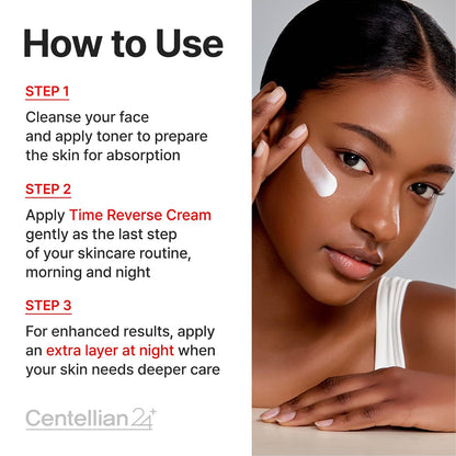 HOTCENTELLIAN 24 Madeca Cream Time Reverse - Firming Face Moisturizer with TECA Centella Asiatica, Skin Elasticity & Barrier Support, Deep Hydration Anti-Aging Face Cream, Korean Skincare, 1.69 fl oz