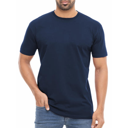 HOTMens T-Shirts Multipack 100% Cotton Crew Neck Shirt Short Sleeve Regular Shirts for Man Plain Men's Tee Gifts Packs