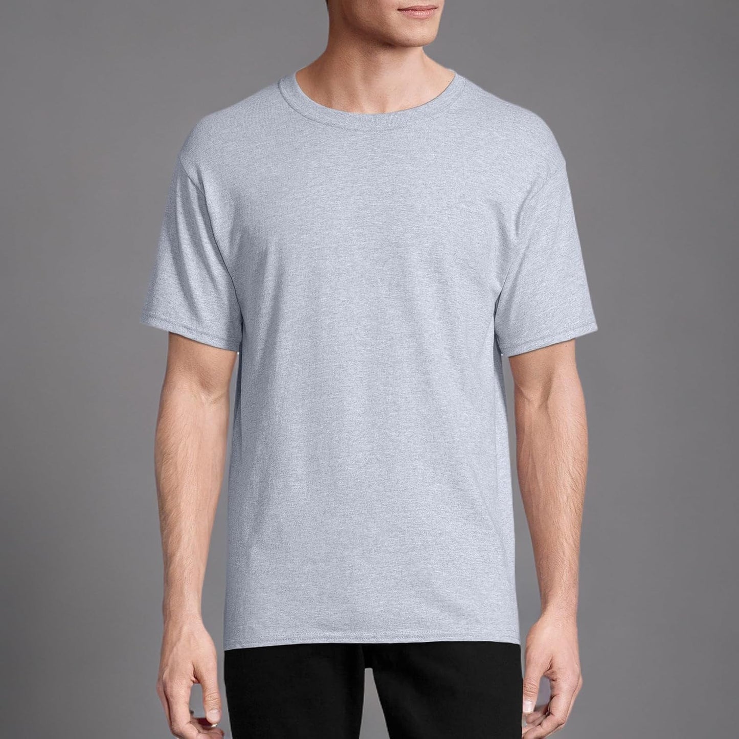HOTHanes Men's T-Shirt Pack - 4 or 6 Pack - Essential-T Crewneck Cotton T-Shirts - Everyday Men's Clothing - Big & Tall
