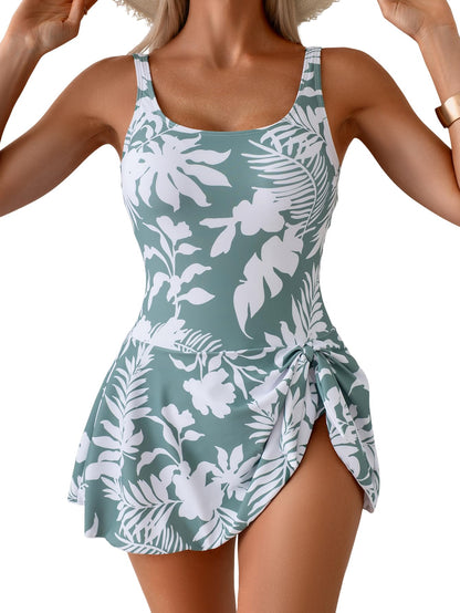 HOTEomenie One Piece Swimdress Swimsuits for Women Tummy Control Swim Dresses Skirt Bathing Suit