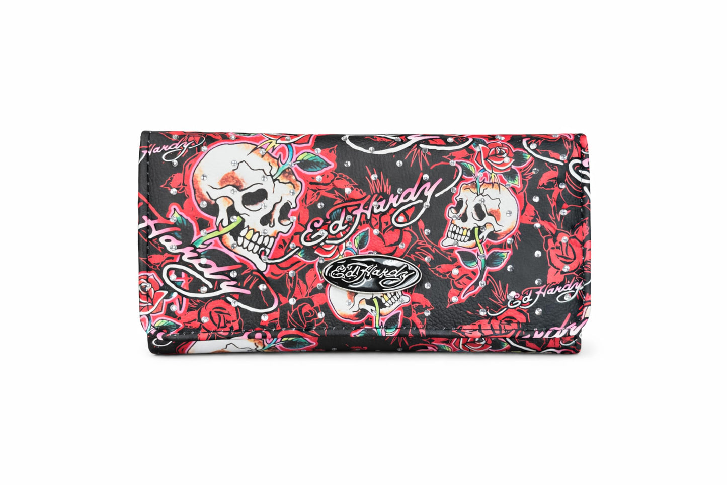 HOTED HARDY Women's Trifold Wallet with Multicompartment Storage EHW193 (Pink/White)