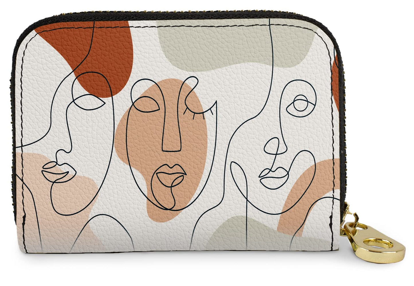 HOTMonarque RFID Secure Armored Zipper Wallet (Henri Matisse Cat)