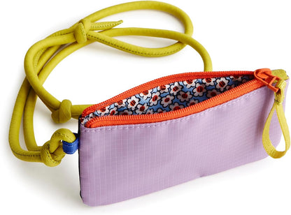 HOTVera Bradley Ripstop Polyester Zip Card Pouch Lanyard
