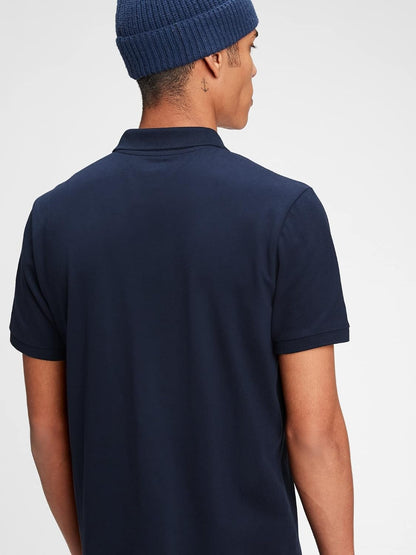 HOTGap Men's Stretch Pique Polo Shirt