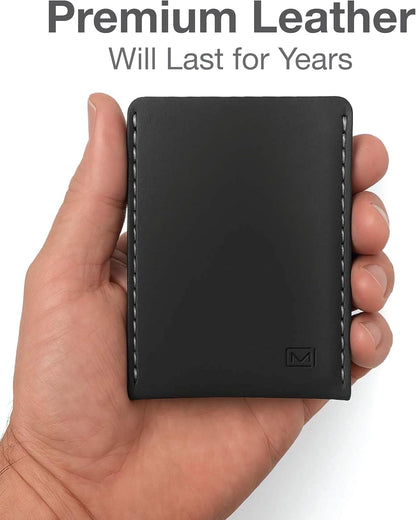 HOTModern Carry Full Protection Leather Card Holder Full Coverage | Full leather coverage protects your cards while maintaining a slim front-pocket profile with quick, easy access