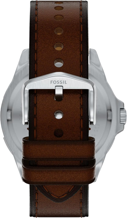 HOTFossil Men's Watch, Garrett Multifunction Stainless Steel Watch for Men
