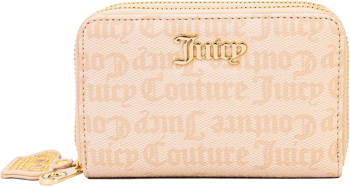 HOTJuicy Couture Women's Fresh Take Wallet with Zip Closure, Stylish & Functional Accessory for Cards