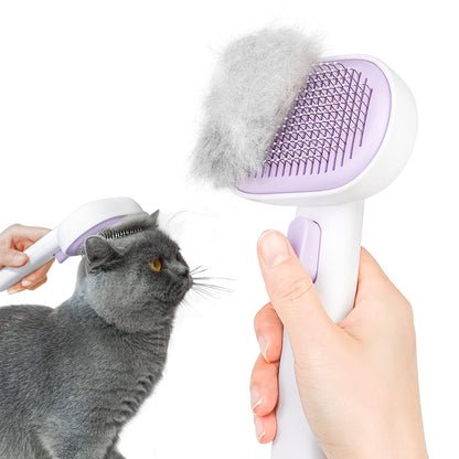 HOTAumuca Cat Brush for Shedding, Cat Brushes for Indoor Cats, Cat Brush for Long or Short Haired Cats, Cat Grooming Brush Cat Comb for Kitten Rabbit Massage Removes Loose Fur