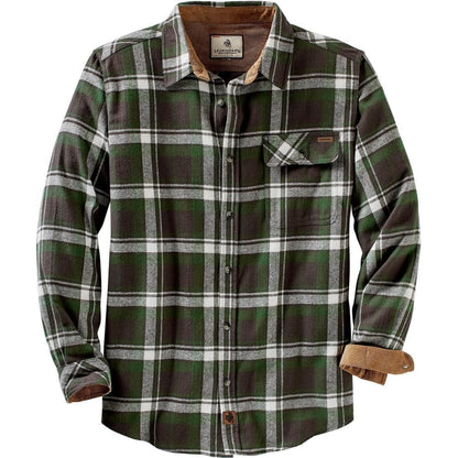 HOTLegendary Whitetails Mens Long Sleeve Button Down 100% Cotton Flannel Shirt