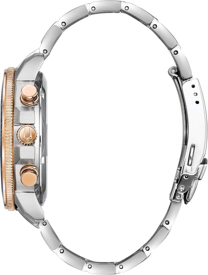 HOTBulova Men's Marine Star Series C Two-Tone Stainless Steel 6-Hand Chronograph Quartz Watch