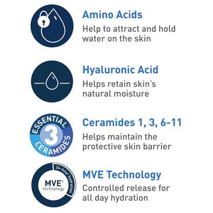 HOTCeraVe Hydrating Cream To Foam Cleanser, Makeup Remover Face Wash For Dry Skin, Foaming Facial Cleanser With Hyaluronic Acid, Normal To Dry Skin, Fragrance Free & Non Comedogenic, 19 Fluid Ounce