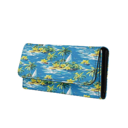 HOTLotus Mandala Women PU Leather Tri-fold Wallets Black And White Sketch Flower Zipper Pocket Buckle Money Manager Starry Sky Tall Billfold Secretary Cash Wallet