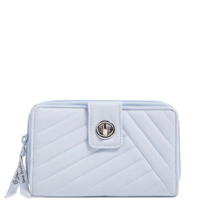 HOTCotton Turnlock Wallet With Rfid Protection