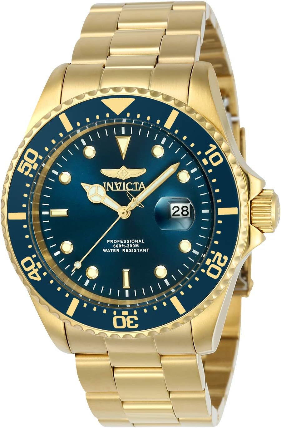 HOTInvicta Men's 22019 Pro Diver Analog Display Quartz Silver Watch