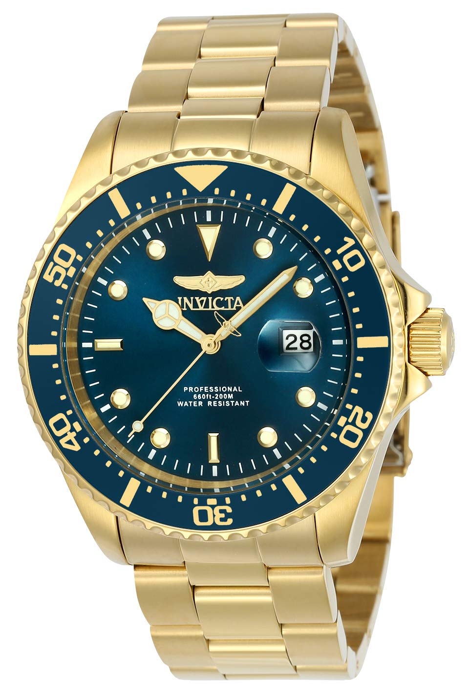 HOTInvicta Men's 22019 Pro Diver Analog Display Quartz Silver Watch