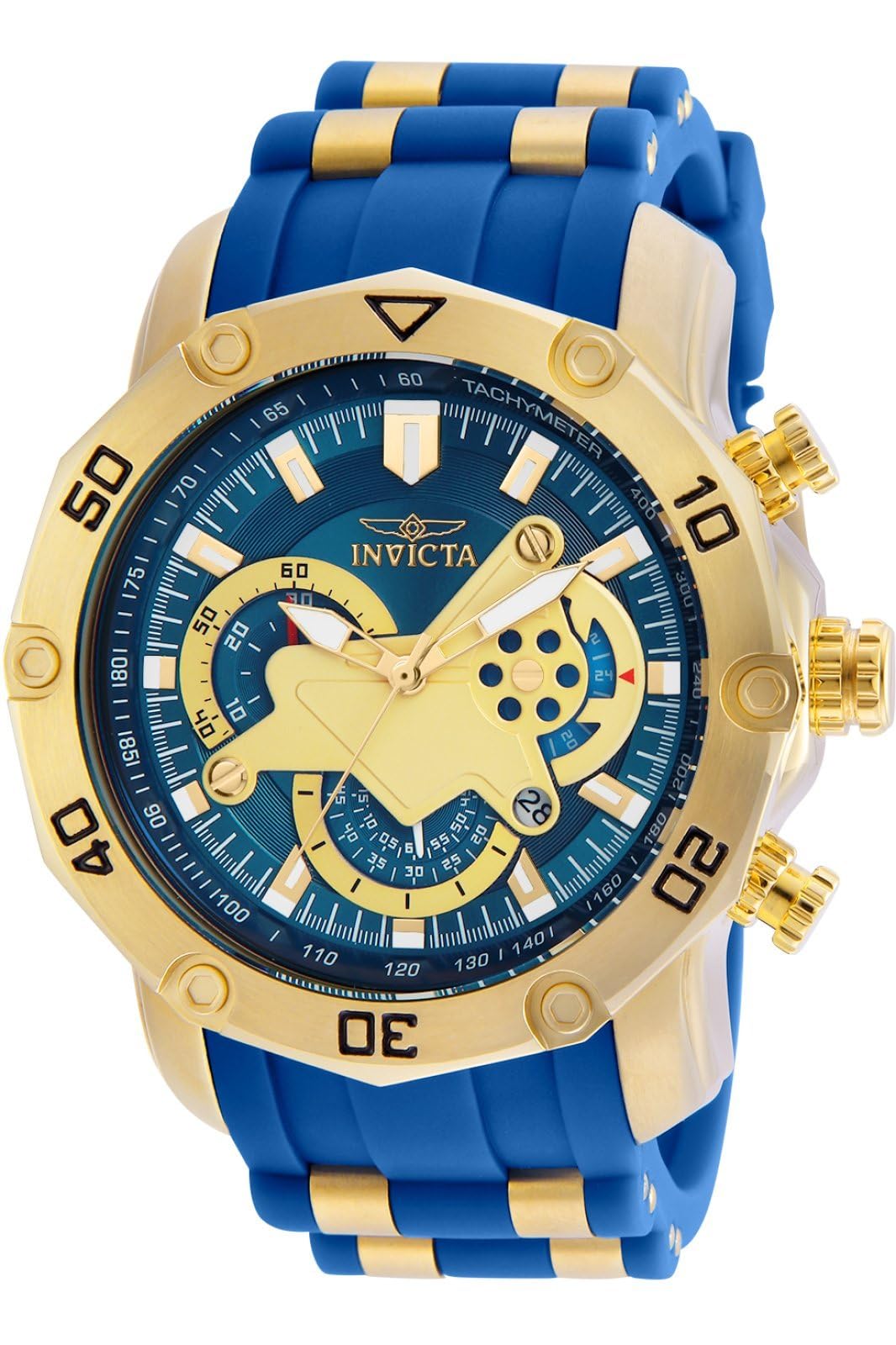 HOTInvicta Men Pro Diver Scuba Quartz Watch, White, 23422
