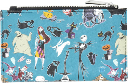HOTLoungefly Disney The Nightmare Before Christmas Allover Print Bi-fold Wallet
