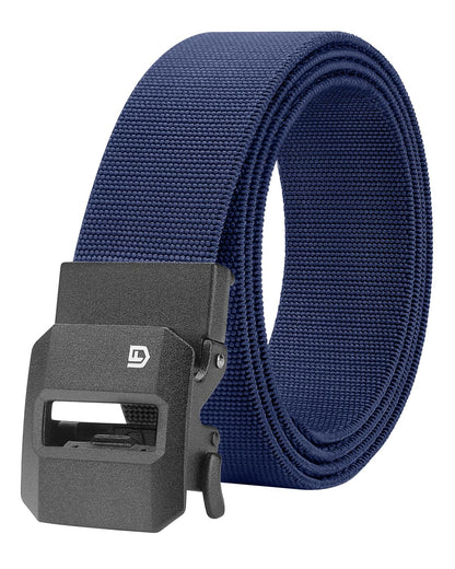 HOTFAIRWIN Ratchet Belt Men - Tactical Stretch Nylon Web Work Belts, Gift for Casual Jeans, Pants, Golf, and Everyday Use