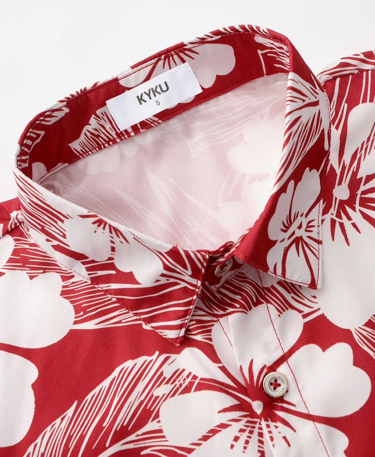 HOTKYKU Hawaiian Shirt for Men: Beach Vacation Summer Short Sleeve Button Down Mens Shirts Casual Stylish