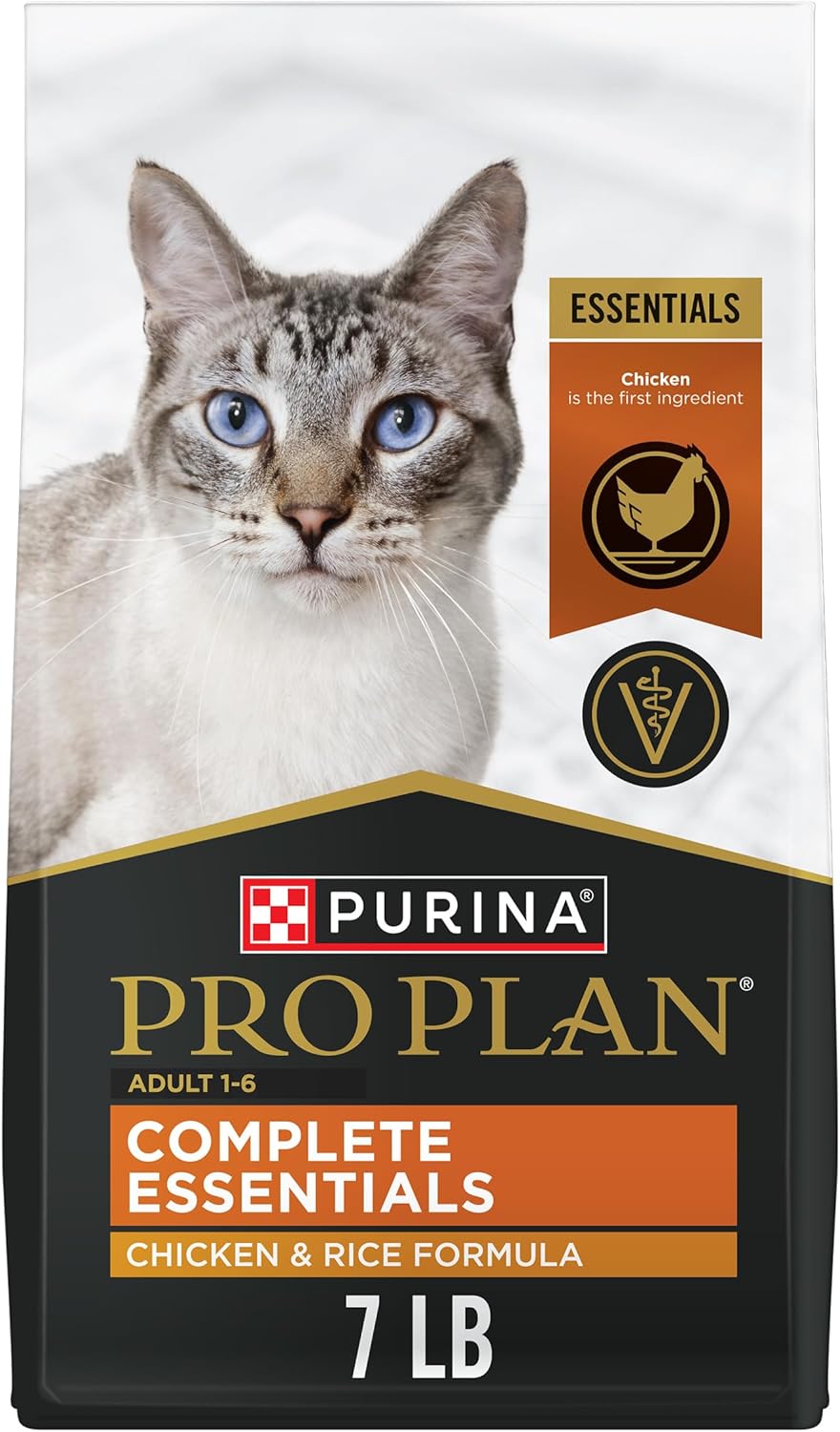 HOTPurina Pro Plan High Protein Cat Food With Probiotics for Cats, Chicken and Rice Formula - 7 lb. Bag