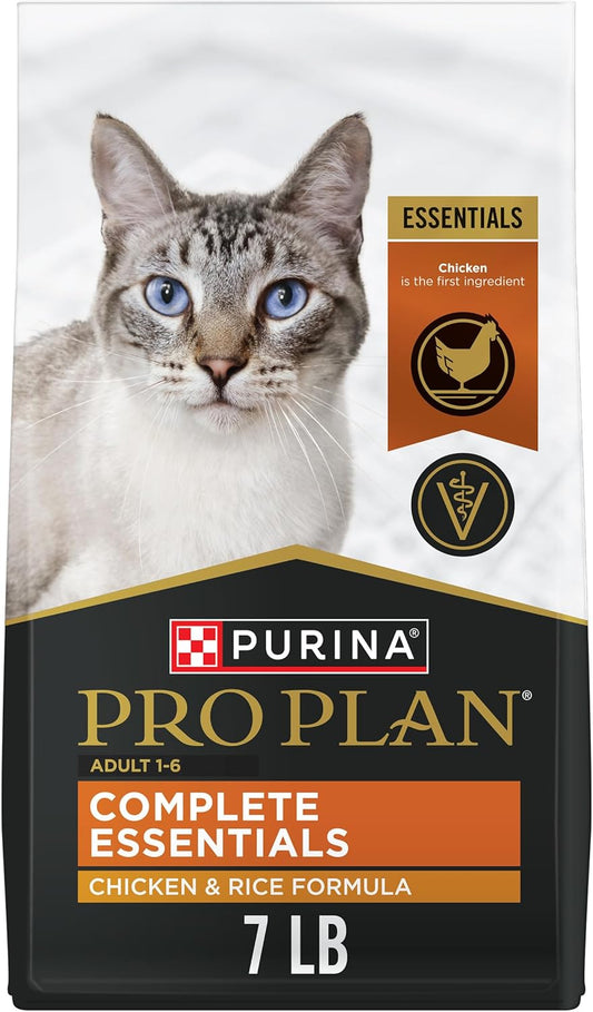 HOTPurina Pro Plan High Protein Cat Food With Probiotics for Cats, Chicken and Rice Formula - 7 lb. Bag