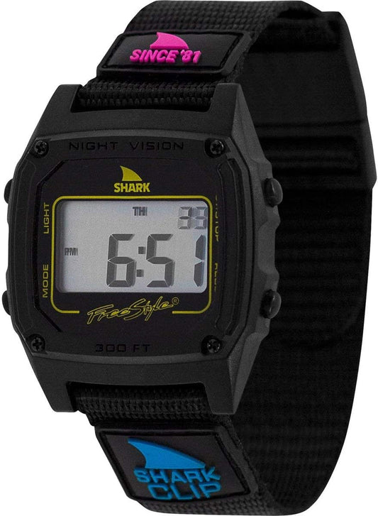 HOTFreestyle Shark Classic Clip Since '81 Primary Black Unisex Watch FS101006