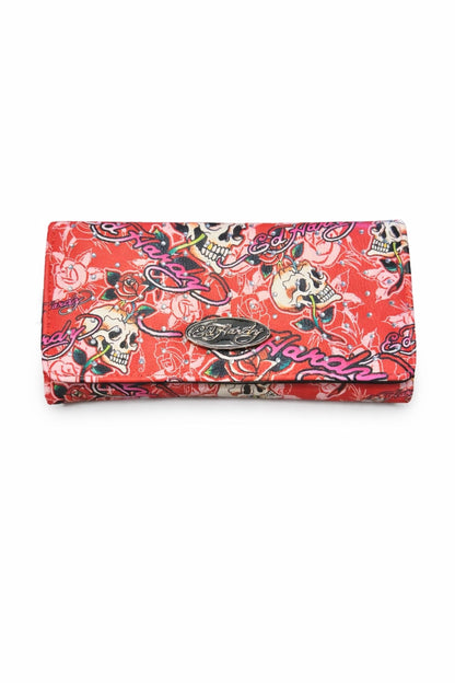 HOTED HARDY Women's Trifold Wallet with Multicompartment Storage EHW193 (Pink/White)