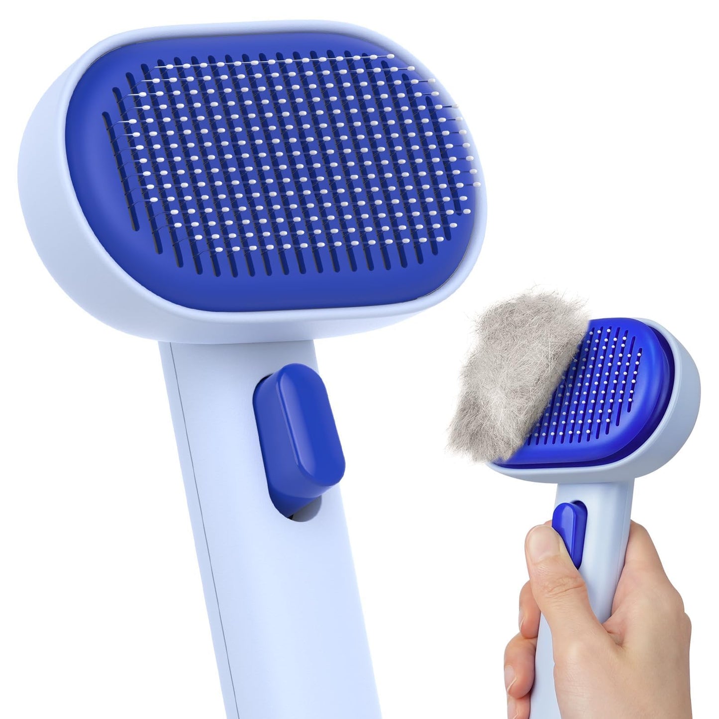 HOTAumuca Cat Brush for Shedding, Cat Brushes for Indoor Cats, Cat Brush for Long or Short Haired Cats, Cat Grooming Brush Cat Comb for Kitten Rabbit Massage Removes Loose Fur