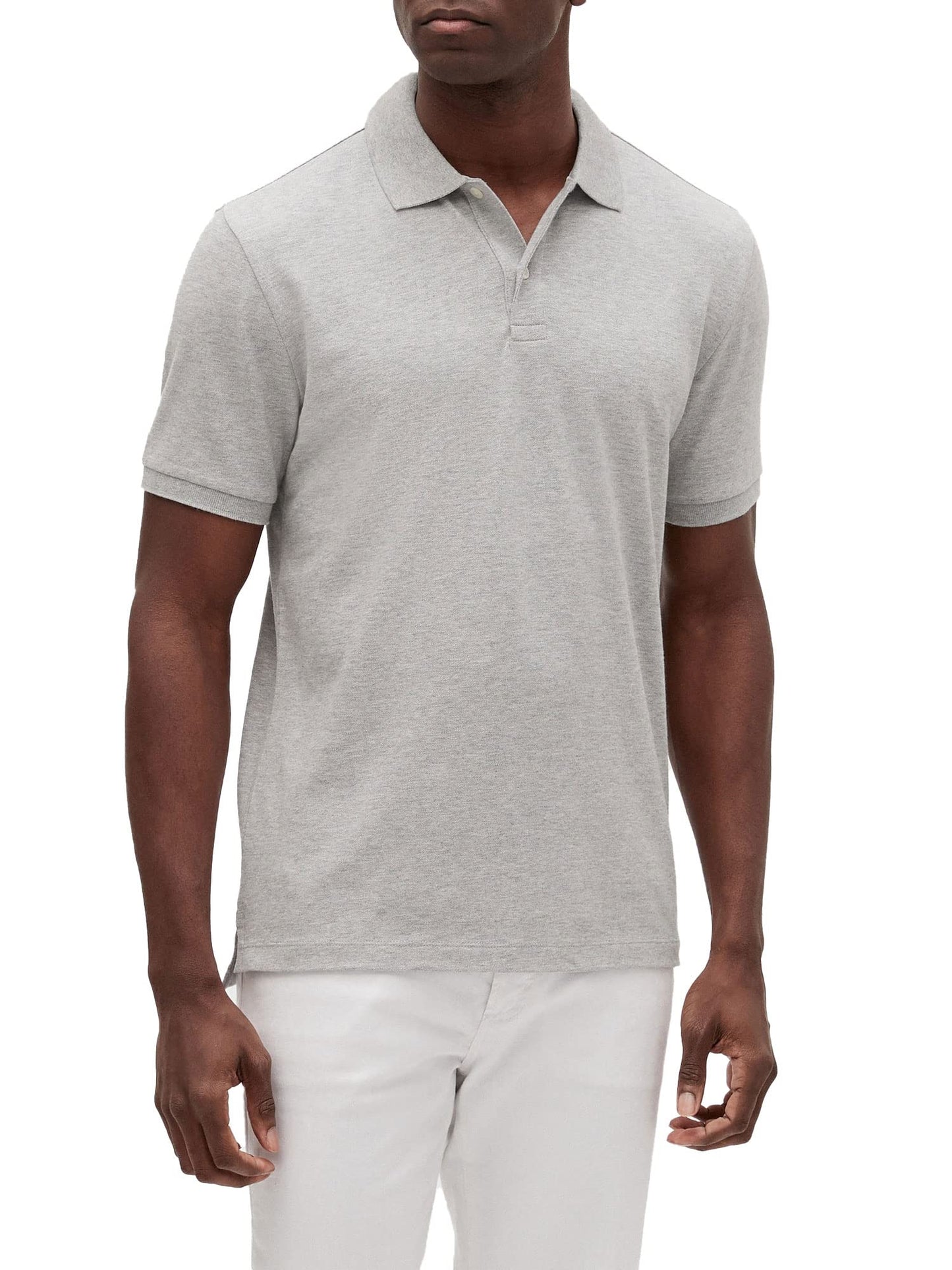 HOTGap Men's Stretch Pique Polo Shirt