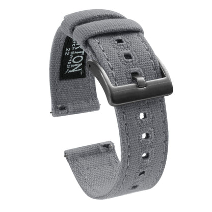 HOTBARTON Canvas Quick Release Watch Band Straps