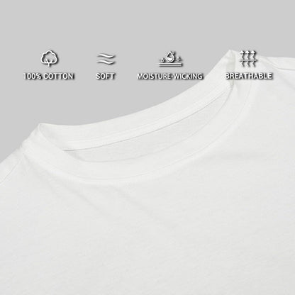 HOTH HYFOL Men's Graphic T-Shirts USA Flag Cotton Short Sleeve American Patriotic Crewneck Casual Regular Tee Shirts