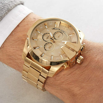 HOTDiesel Mega Chief Watch for Men, Chronograph Men's Watch
