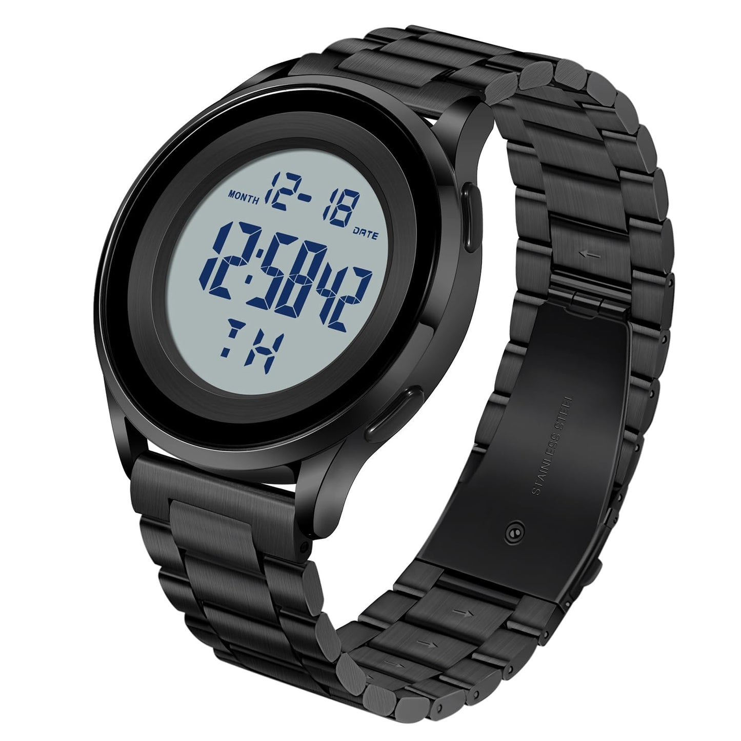 HOTCOSSINIGE Mens Digital Waterproof Military Watch for Men Black Dive Tactical Sports Minimalist Ultra-Thin Wrist Watch