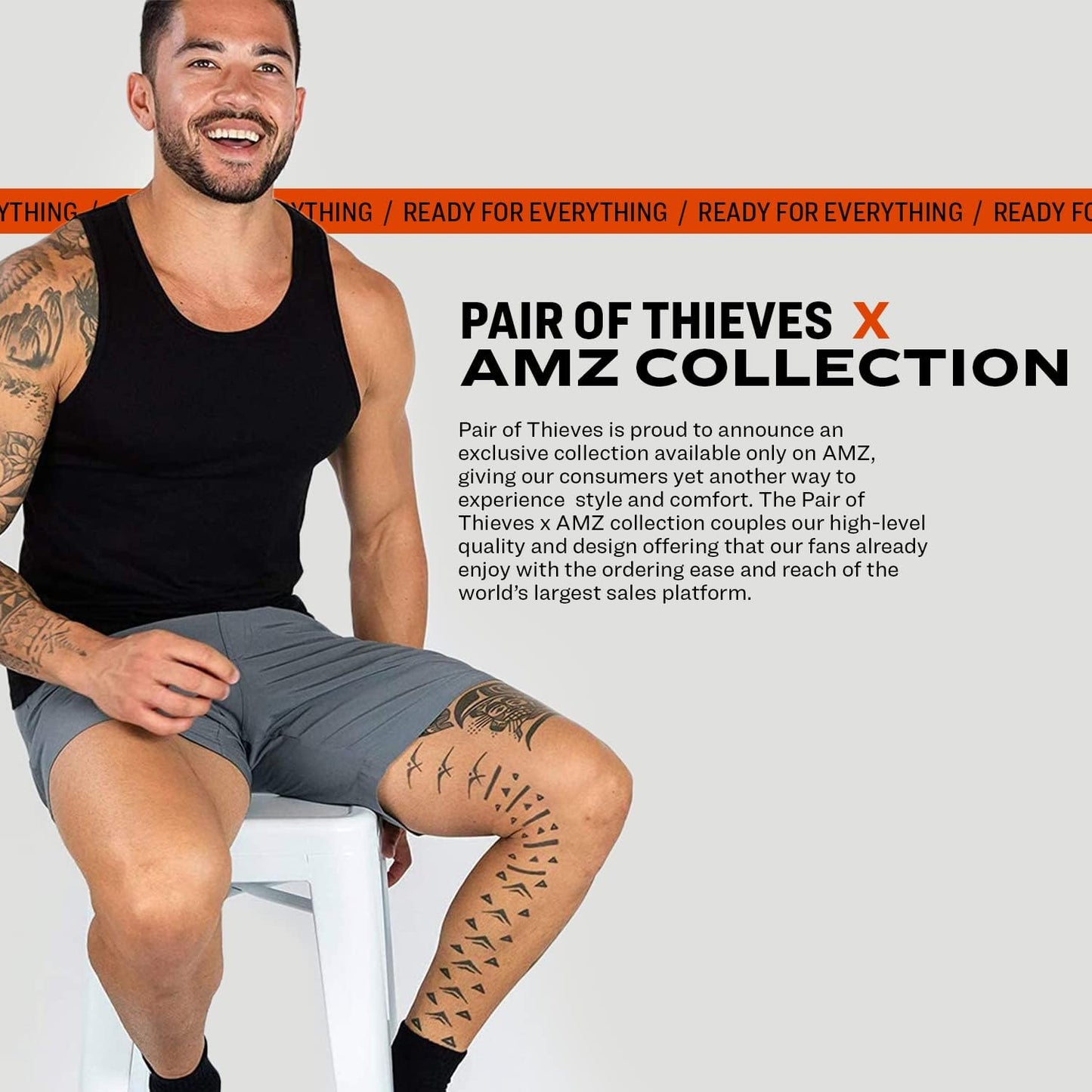 HOTPair of Thieves Men Super Soft Tank Top | Undershirt for Men | Soft, Breathable, Cotton Blend Fabric | Layering & Daily Wear