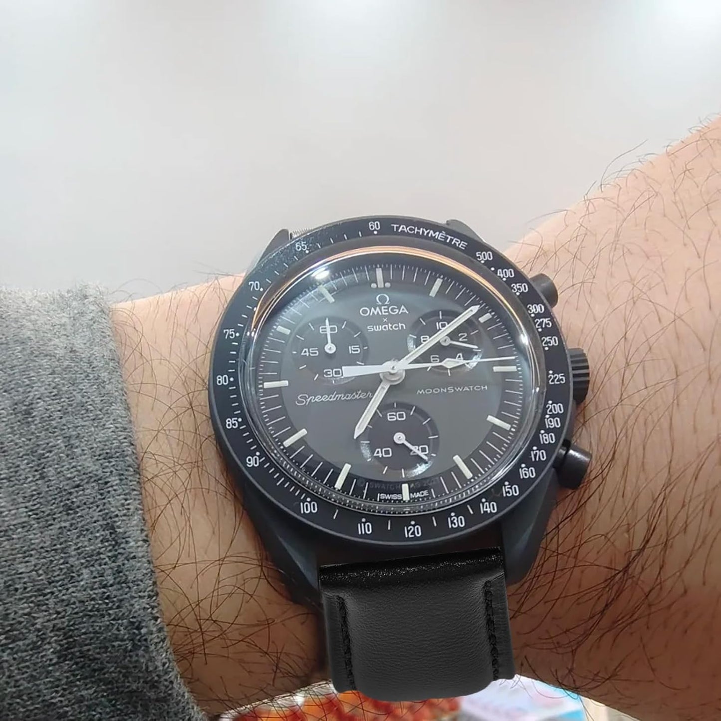 HOTTStrap Leather Watch Bands for Moonswatch - Watch Strap Compatible with Omega x Swatch Moonwatch - 20mm Quick Release Watch Band Replacement for Moonswatch Speedmaster