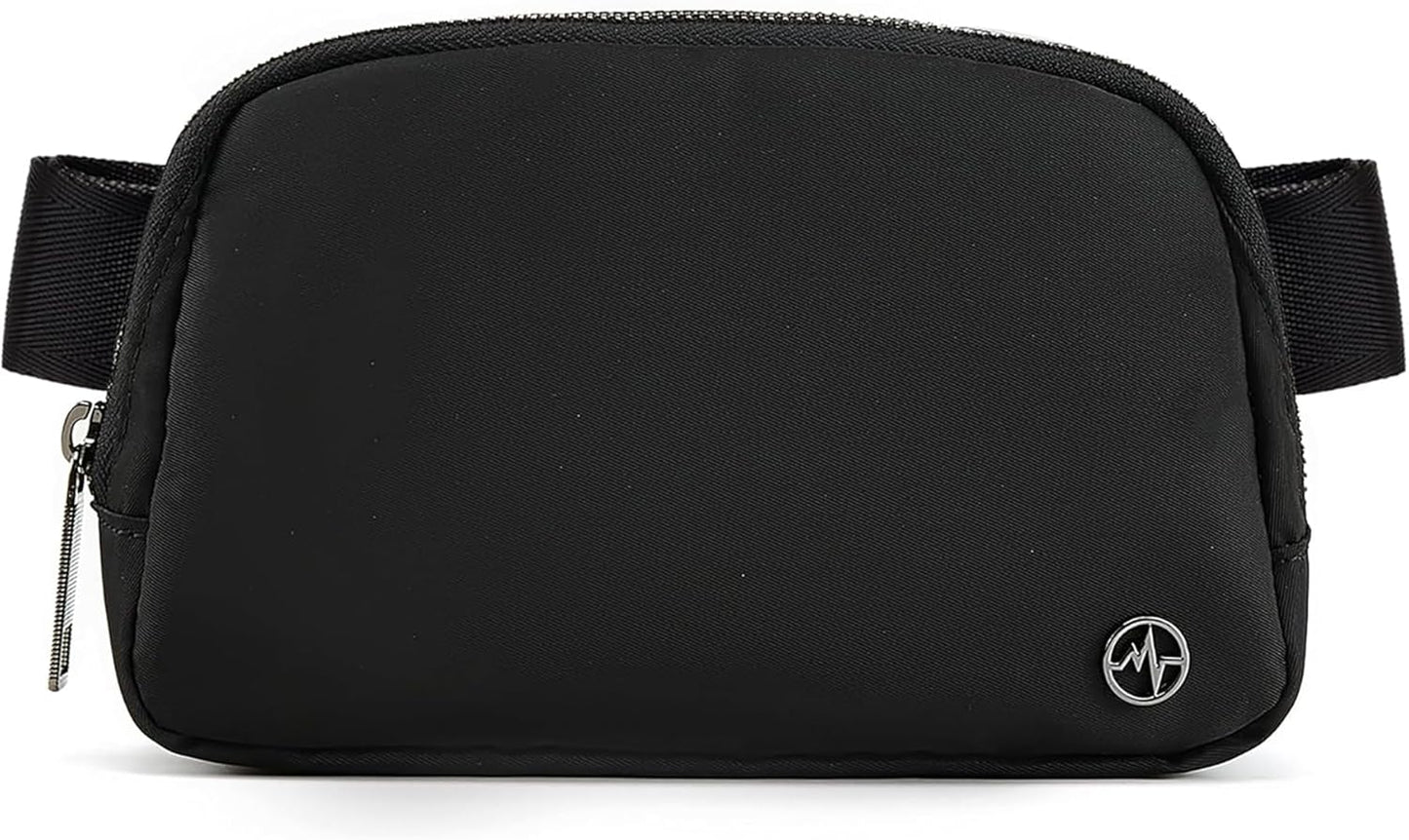 HOTPander Cross Body Fanny Pack for Women, Fashion Waist Packs, Crossbody Bags, Belt Bag with Adjustable Strap (Black)