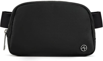 HOTPander Cross Body Fanny Pack for Women, Fashion Waist Packs, Crossbody Bags, Belt Bag with Adjustable Strap (Black)