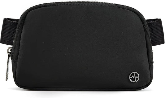 HOTPander Cross Body Fanny Pack for Women, Fashion Waist Packs, Crossbody Bags, Belt Bag with Adjustable Strap (Black)