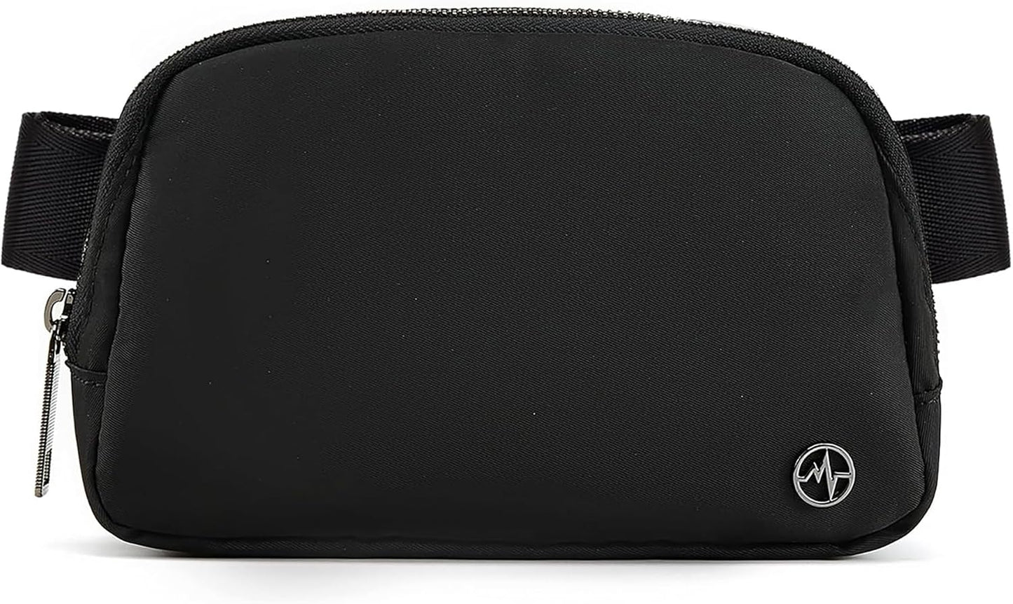 HOTPander Cross Body Fanny Pack for Women, Fashion Waist Packs, Crossbody Bags, Belt Bag with Adjustable Strap (Black)