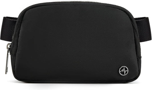 HOTPander Cross Body Fanny Pack for Women, Fashion Waist Packs, Crossbody Bags, Belt Bag with Adjustable Strap (Black)