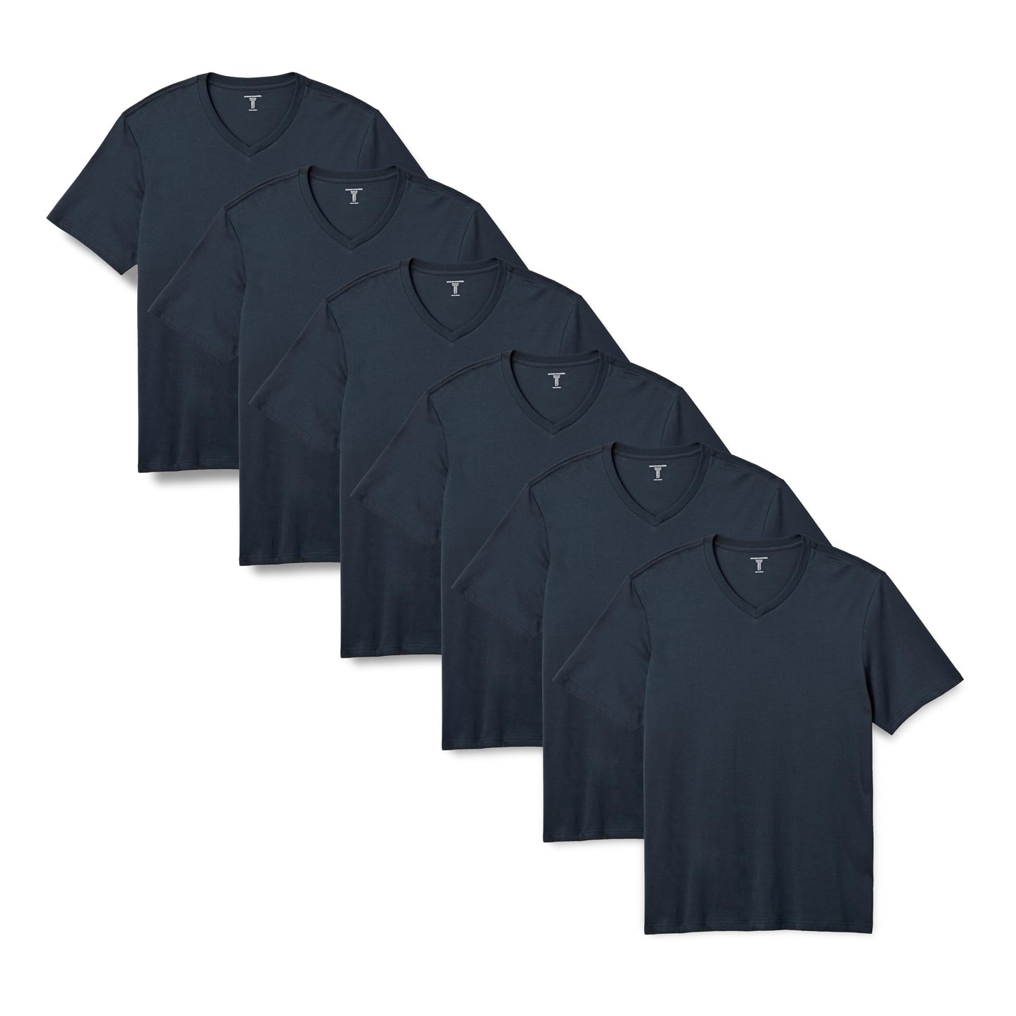 HOTAmazon Essentials Men's Regular-Fit Short-Sleeve T-Shirt, Pack of 6