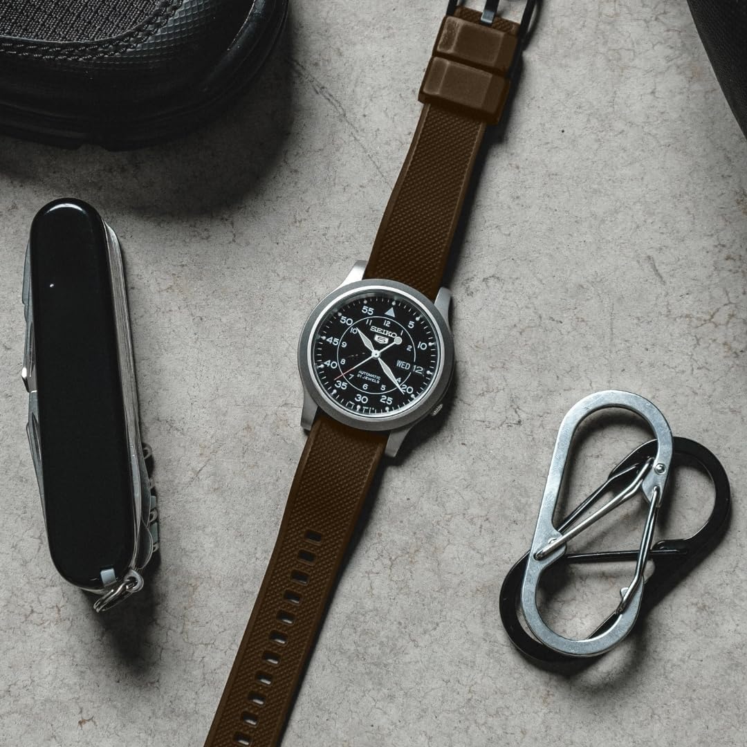 HOTBARTON Elite Silicone Watch Bands - Quick Release - Choose Strap Color & Buckle Color (Stainless Steel, Black PVD or Gunmetal Grey) - 18mm, 20mm, 22mm & 24mm Watch Straps