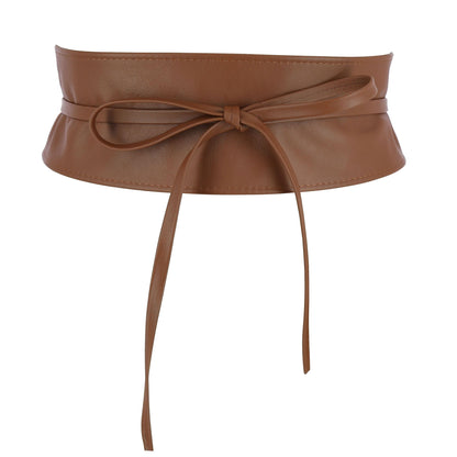 HOTFASHIONGEN - Woman Italian leather Obi belt, CASSIANE