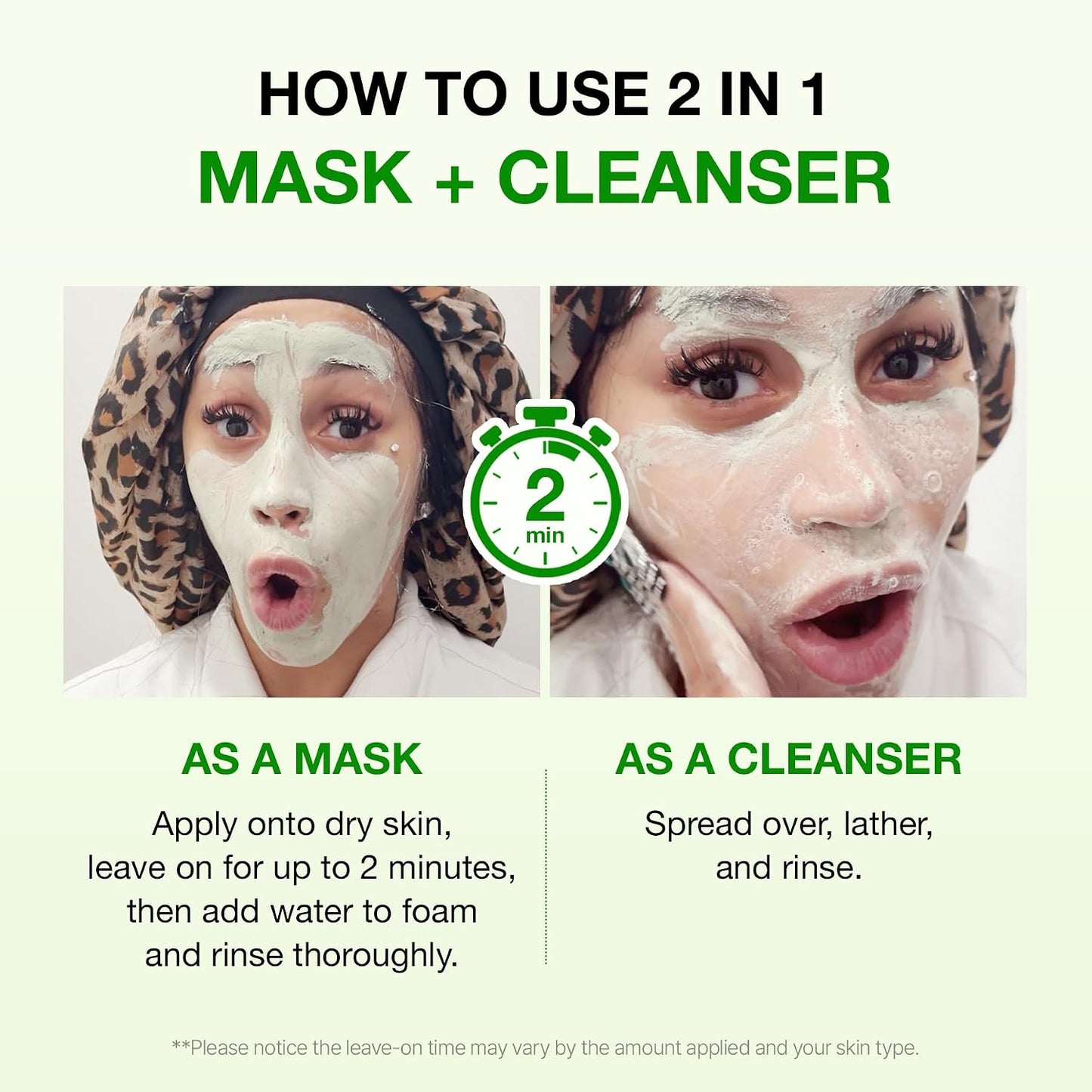 HOTFULLY Green Tomato Pore Cleanser, Cardi B’s Clay Mask Cleanser for Deep Pore Cleanse & Pore Minimizer, Blackhead & Sebum Control, Gentle Face Wash for Women, Korean Skincare