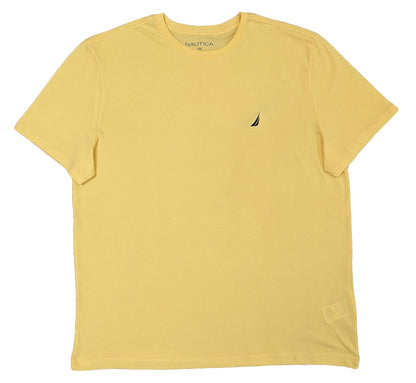 HOTNautica Men's Short Sleeve Solid Crew Neck T-Shirt Shirt