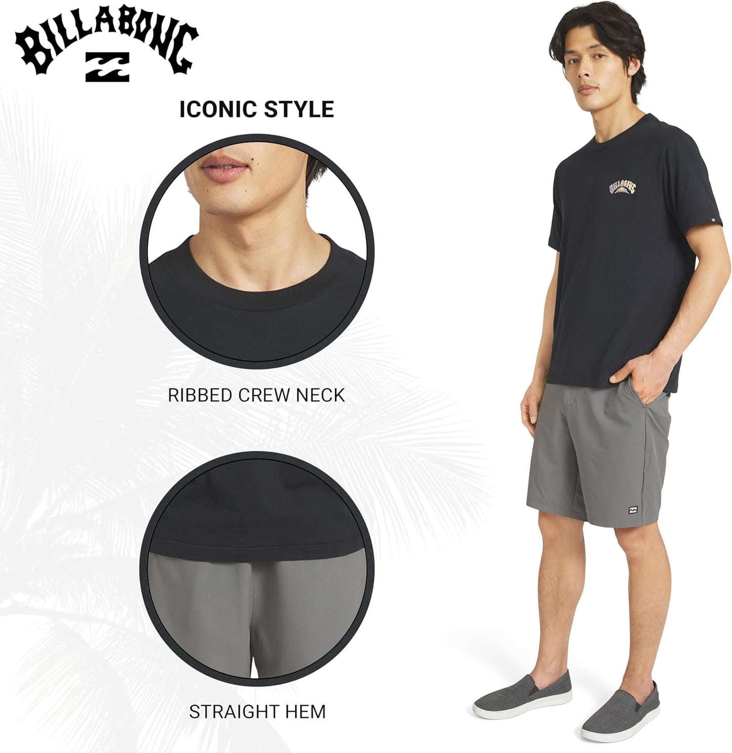 HOTBillabong Men's Regular Fit Premium Soft Cotton Tee Short Sleeve T-Shirt