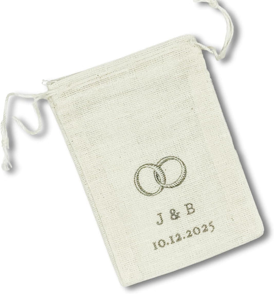 HOTPersonalized Wedding Ring Bag (Wedding Bands)